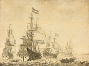 Seascape with the Dutch Men-of-War