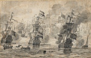 The Battle of Scheveningen, 31 July 1653: the last pass in the battle