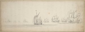 The Dutch Fleet on Its Way to the Scottish Coast