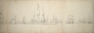 The day before the battle of Lowestoft, 2-12 June 1665
