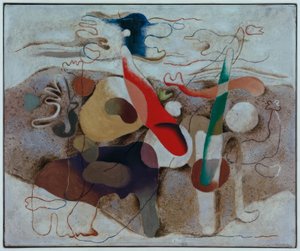 Eidos with Landscape by Willi Baumeister