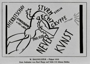 Poster by Willi Baumeister