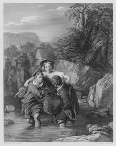 Crossing the Ford, from the picture in the Vernon Gallery