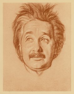 Portrait of Professor Albert Einstein by William (after) Rothenstein