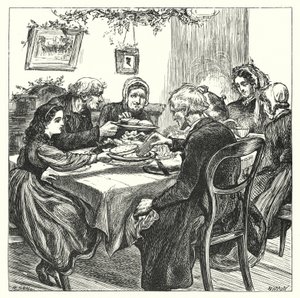 Christmas in the Workhouse by William (after) Small