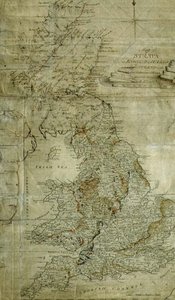 Map of strata in England, Wales and part of Scotland (engraved by John Cary)