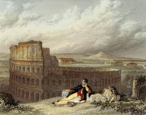 Lord Byron Contemplating the Colosseum