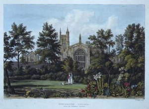 Winchester College from the Warden