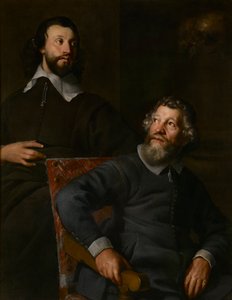 Portrait of two gentlemen, called Nicholas Stone and his son