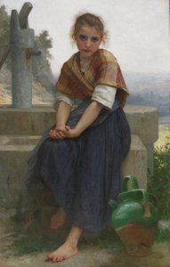 The Broken Pitcher by William Adolphe Bouguereau