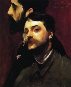 The Painters François Flameng and Paul Helleu by William Adolphe Bouguereau