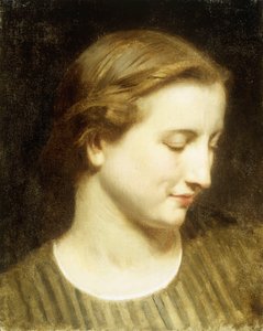 Woman in a Striped Dress