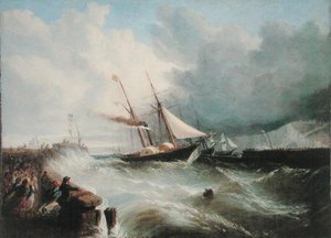 The Arrival of Prince Albert at Dover en route to London for his marriage to Queen Victoria in 1840