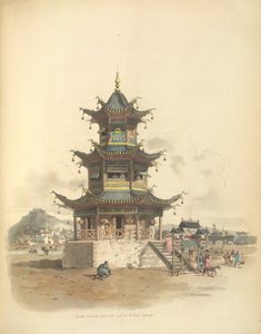 A Pagoda or temple by William Alexander