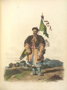 A soldier in his common dress