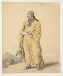 WD 961 f.53, Portrait of a Lama, or Bonze by William Alexander