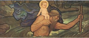 St Christopher, Bibbys Annual by William Arthur Chase