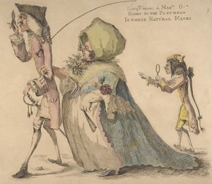 Long Thomas and Mad-le G-d Going to the Pantheon in Their Natural Masks by William Austin