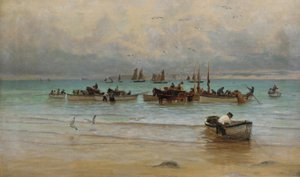 Loading Fish at Low Tide, St. Ives