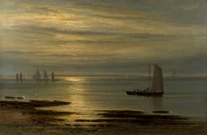 The Mouth of the Tay - Moonrise