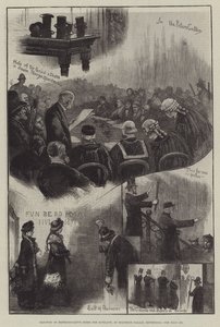 Election of Representative Peers for Scotland, at Holyrood Palace, Edinburgh by William Bazett Murray