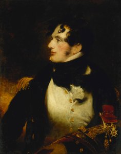 Portrait of a Naval Officer, Half Length, in Uniform, Carrying a Presentation Sword and Wearing the Badge of a C.B.