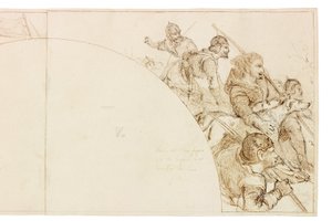 Sketch for Mural at Wallington Hall by William Bell Scott