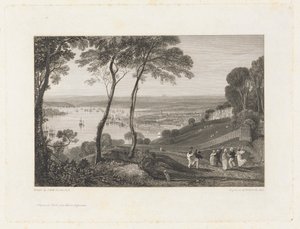 Plymouth Dock, from Mount Edgecumbe