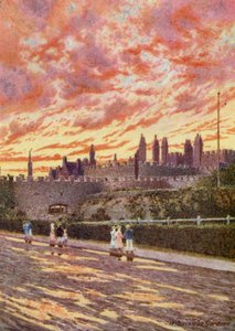 The Close of a Stormy Day, Deal Castle by William Biscombe Gardner