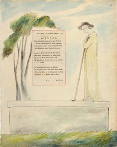 A Shepherd Reading the Epitaph, from Elegy Written in a Churchyard, from 