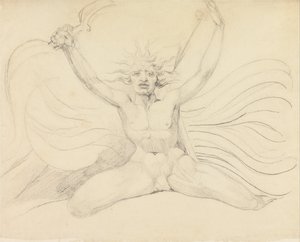 Albion Compelling the Four Zoas to Their Proper Tasks by William Blake