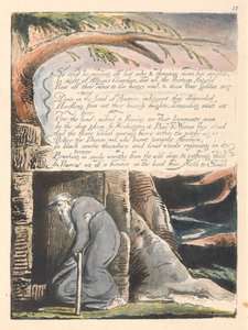 America. A Prophecy, Plate 14, So Cried He by William Blake