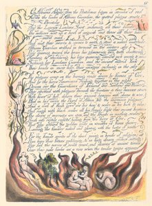 America. A Prophecy, Plate 17, On Albions Angels....