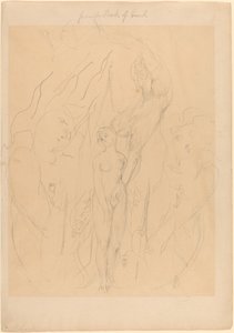 An Angel Teaching a Daughter of Men the Secrets of Sin by William Blake