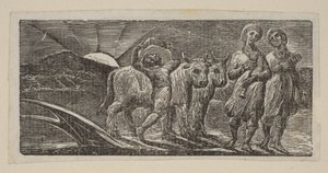 Boy Returning Joyfully, with Plough and Oxen, from Thornton