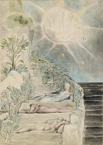 Dante and Statius Sleeping, Virgil Watching (Illustration to the 
