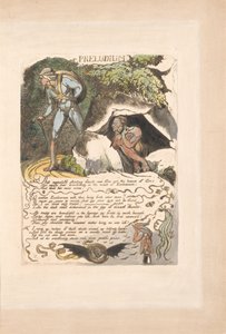 Europe. A Prophecy, Plate 3, Preludium by William Blake