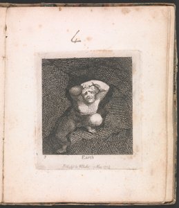 For Children. The Gates of Paradise, Plate 5, "Earth" by William Blake