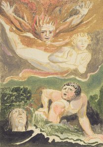 Four Naked Men Emerging from Their Elements, Plate 4 from 