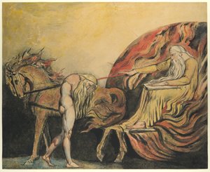 God Judging Adam, c.1795 by William Blake