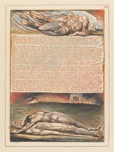 Jerusalem, Plate 94, Albion Cold Lays on His Rock