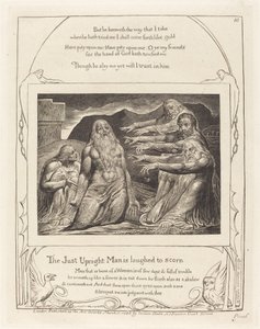 Job Rebuked by His Friends by William Blake