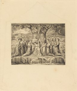 Job and His Family by William Blake