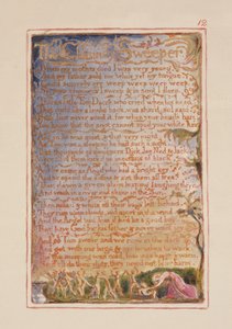 The Chimney Sweeper: plate 12 from Songs of Innocence and of Experience (copy AA) by William Blake