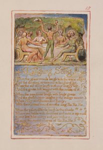 Laughing Song: plate 15 from Songs of Innocence and of Experience (copy AA)