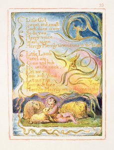 Spring (cont.): Plate 23 from Songs of Innocence and of Experience by William Blake