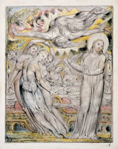 Christ refusing the banquet offered by Satan, from 