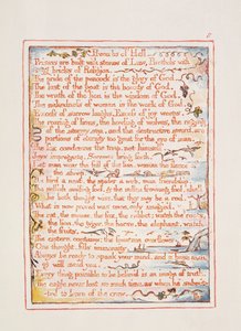 Proverbs of Hell, text from 