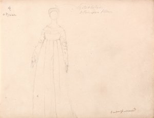 Sheet from the Blake-Varley Sketchbook of 1819, Pages 27 and 28 by William Blake