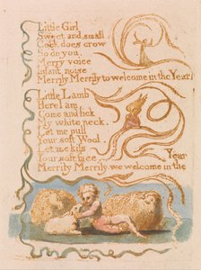 Songs of Innocence, Plate 26, Spring (Bentley 23) by William Blake